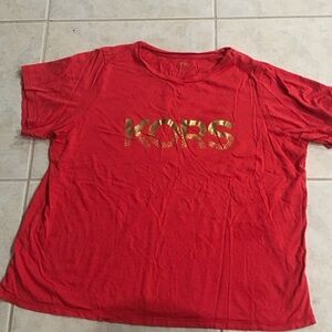 Michael Kors Orange Tee Shirt size 2X
